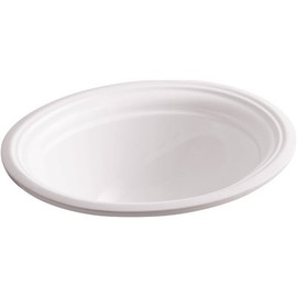 KOHLER Devonshire 16-7/8 in. Vitreous China Undermount Bathroom Sink in White with Overflow Drain
