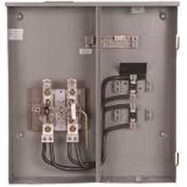 SIEMENS SIEMENS METER MAIN COMBO WITH LEVER BYPASS AND 4 SPACES, 4 CIRCUITS, 400 AMP, PLUGIN