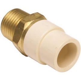 DuraPro 1/2 in. CPVC Socket x 1/2 in. MIP, Lead Free CPVC/Brass Transition Adapter