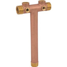 ProPlus 1 in. x 11 in. Brass Cross Tee Lead Free