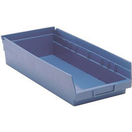 QUANTUM STORAGE SYSTEMS 8-3/8 in. Blue Economy Shelf Bin (10-Pack)