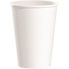 SOLO 12 oz. Poly Paper Hot Cup, White (1000 per Case)