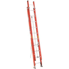 Werner 20 ft. Fiberglass Extension Ladder with 300 lbs. Load Capacity Type IA Duty Rating