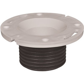 IPS Corporation Water-Tite 86193 Push 'N Repair PVC Closet Flange, Fits 4-Inch Pipe