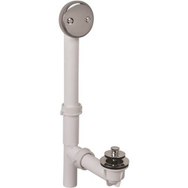 IPS Corporation Lift and Turn Waste and Overflow PVC Plated, Chrome IPS Corporation Lift and Turn Waste and Overflow PVC Plated, Chrome
