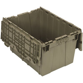 QUANTUM STORAGE SYSTEMS 12.5 Gal. Attached Top Container in Gray