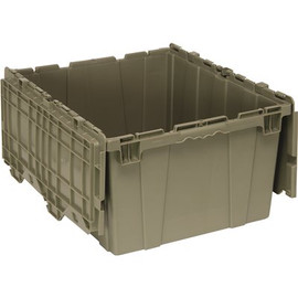 QUANTUM STORAGE SYSTEMS 18.25 Gal. Attached Top Container in Gray