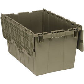 QUANTUM STORAGE SYSTEMS 24 in. x 15 in. 16.50 Gal. Attached Top Container Storage Bin in Gray