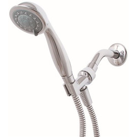 Premier 3-Spray 3.3 in. Triple Wall Mount Low Flow Handheld Shower Head in Chrome