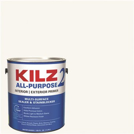 KILZ 2 ALL PURPOSE 1 Gal. White Interior/Exterior Multi-Surface Primer, Sealer, and Stain Blocker