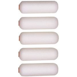 4 in. x 3/8 in. High-Density Foam Mini Paint Roller (5-Pack)