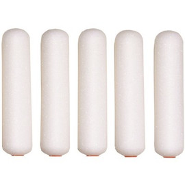 6 in. x 3/8 in. High-Density Foam Mini Paint Roller (5-Pack)