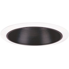 Lithonia Lighting 6 in. Recessed Baffle Incandescent Deep Narrow Flange Trim