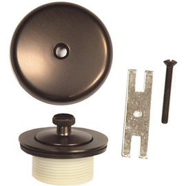 DANCO Lift and Turn Bath Tub Drain Trim Kit with Overflow in Oil Rubbed Bronze