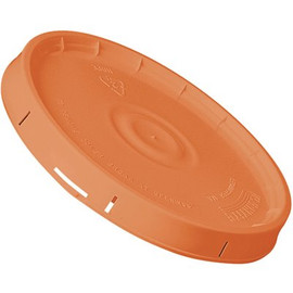 The Home Depot 5 gal. Orange Leakproof Bucket Lid with Gasket