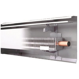 Slant/Fin Fine/Line 30 8 ft. Hydronic Baseboard Heater with Fully Assembled Element and Enclosure in Nu White