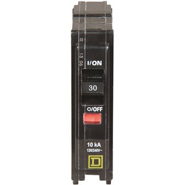 Square D QO 30 Amp Single-Pole Circuit Breaker(QO130CP) Square D QO 30 Amp Single-Pole Circuit Breaker(QO130CP)