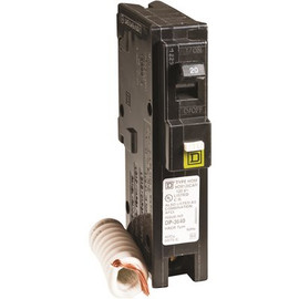 Square D Homeline 20 Amp Single-Pole Combination Arc Fault Circuit Breaker(HOM120CAFIC) Square D Homeline 20 Amp Single-Pole Combination Arc Fault Circuit Breaker(HOM120CAFIC)