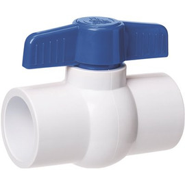 Homewerks Worldwide 1/2 in. Solvent x 1/2 in. Solvent Schedule 40 PVC Ball Valve