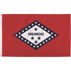 Valley Forge Flag 3 ft. x 5 ft. Nylon Arkansas State Flag