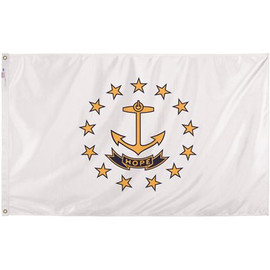 Valley Forge Flag 3 ft. x 5 ft. Nylon Rhode Island State Flag