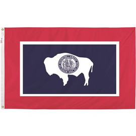 Valley Forge Flag 3 ft. x 5 ft. Nylon Wyoming State Flag