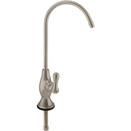 Westbrass 10 in. Classic Single-Handle Handle Cold Water Dispenser Faucet, Satin Nickel Westbrass 10 in. Classic Single-Handle Handle Cold Water Dispenser Faucet, Satin Nickel