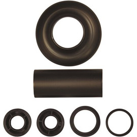 DANCO 3 in. O.D. x 1-1/4 in. I.D. Tub/Shower Escutcheon and Flange Assembly Set in Oil Rubbed Bronze