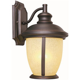 Design House Bristol Oil-Rubbed Bronze Outdoor Wall Lantern Sconce