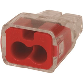 iDEAL 32 Red In-Sure 2-Port Connectors (100-Pack)