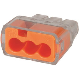 IDEAL 33 Orange In-Sure 3-Port Connectors (100-Pack)