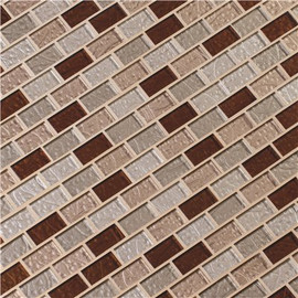 MSI Ayres Blend 11.75 in. x 13.13 in. Glossy Glass Patterned Look Wall Tile (9.8 sq. ft./Case)