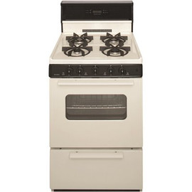 Premier 24 in. 2.97 cu. ft. Gas Range Burners in Biscuit