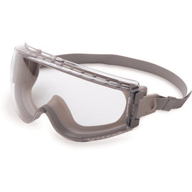 Uvex Stealth Safety Goggles with Clear Tint Uvextreme Lens, Gray and Gray Frame and Neoprene Band