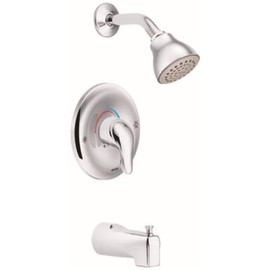 MOEN Chateau Single-Handle 1-Spray Tub and Shower Faucet in Chrome