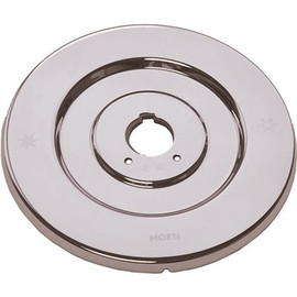 MOEN Chateau 7 in. Dia Escutcheon for Single-Handle Tub and Shower Valves in Chrome