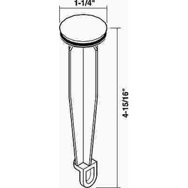 MOEN 1 in. Dia Basin Stopper