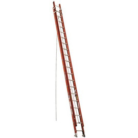 Werner 40 ft. Fiberglass D-Rung Extension Ladder with 300 lbs. Load Capacity Type IA Duty Rating