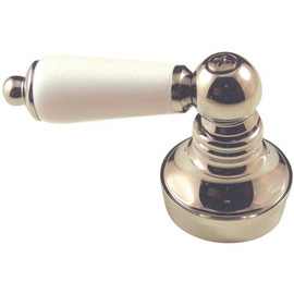 DANCO Faucet Lever Handle in Chrome with White Tip