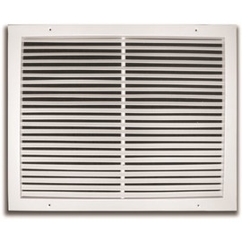 TruAire 16 in. x 30 in. Fixed Bar Return Air Grille, White