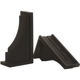 Mayne Fairfield Black Polyethylene Decorative Corbel (2-Pack)