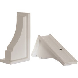 Fairfield White Polyethylene Decorative Corbel (2-Pack)