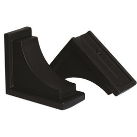 Mayne Nantucket Black Polyethylene Decorative Corbel (2-Pack)