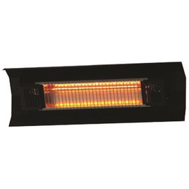 Fire Sense 1,500-Watt Black Wall Mounted Infrared Electric Patio Heater