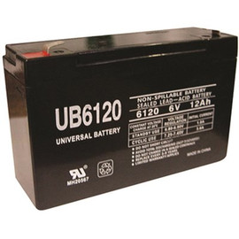 UPG 6-Volt 12 Ah F1 Terminal Sealed Lead Acid (SLA) AGM Rechargeable Battery