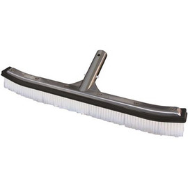 HDX 18 in. Swimming Pool & Spa Brush with Deluxe Nylon Bristles and Aluminum Back
