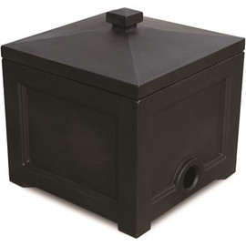 Mayne Fairfield Garden Hose Bin in Black