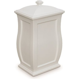 Mayne Mansfield 22 Gal. Polyethylene White Storage Bin