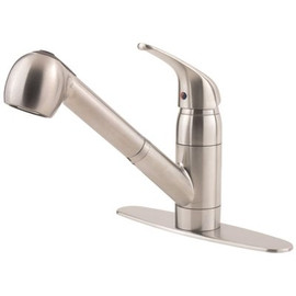 Pfister Single-Handle Pull-Out Sprayer Kitchen Faucet in Stainless Steel