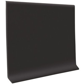 ROPPE Black 4 in. x 120 ft. x 0.080 in. Vinyl Wall Cove Base Coil